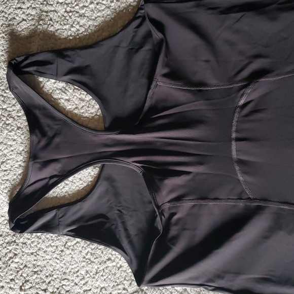 NWOT Gymshark Racerback Contour Stitching Sport Dress in Black - Picture 14 of 16